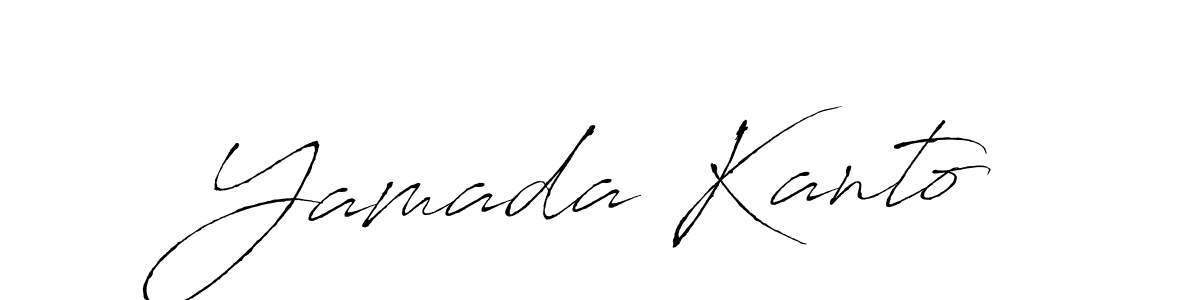 How to make Yamada Kanto signature? Antro_Vectra is a professional autograph style. Create handwritten signature for Yamada Kanto name. Yamada Kanto signature style 6 images and pictures png