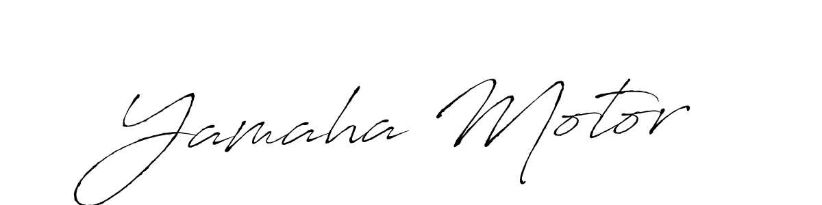 Use a signature maker to create a handwritten signature online. With this signature software, you can design (Antro_Vectra) your own signature for name Yamaha Motor. Yamaha Motor signature style 6 images and pictures png