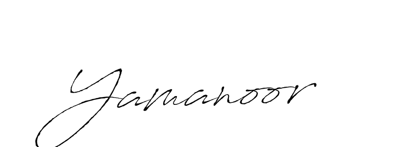 Make a beautiful signature design for name Yamanoor. With this signature (Antro_Vectra) style, you can create a handwritten signature for free. Yamanoor signature style 6 images and pictures png
