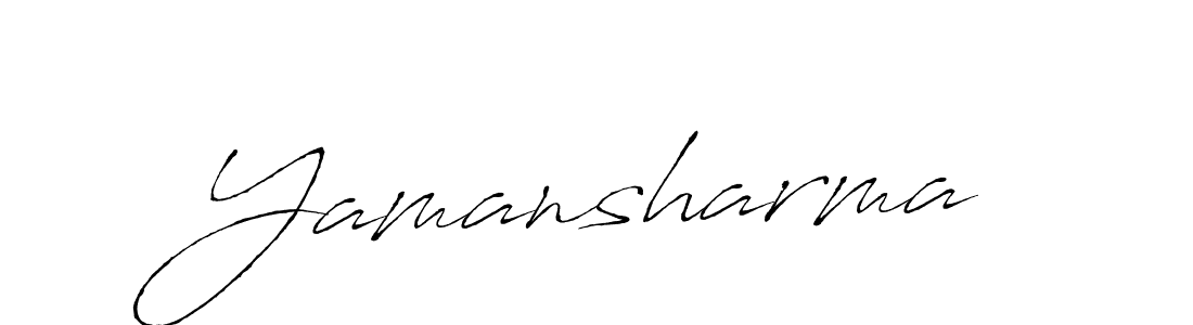 Yamansharma stylish signature style. Best Handwritten Sign (Antro_Vectra) for my name. Handwritten Signature Collection Ideas for my name Yamansharma. Yamansharma signature style 6 images and pictures png