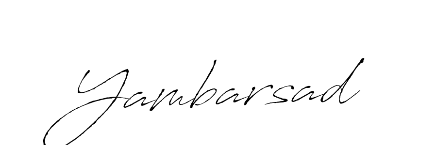 You should practise on your own different ways (Antro_Vectra) to write your name (Yambarsad) in signature. don't let someone else do it for you. Yambarsad signature style 6 images and pictures png