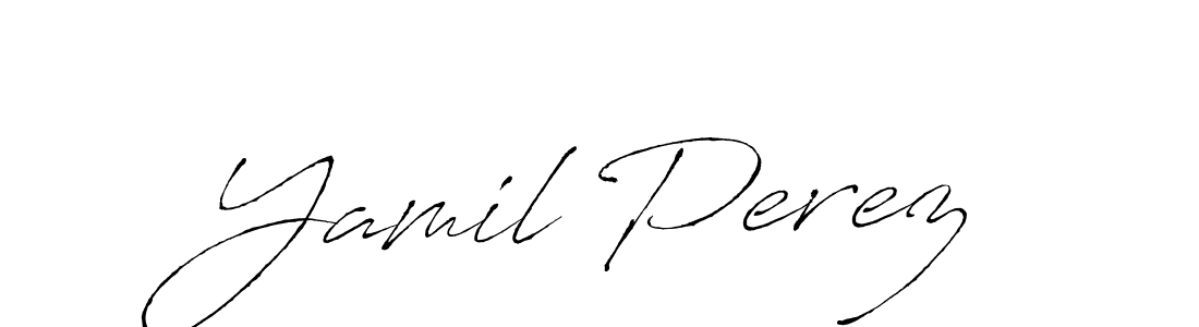 Yamil Perez stylish signature style. Best Handwritten Sign (Antro_Vectra) for my name. Handwritten Signature Collection Ideas for my name Yamil Perez. Yamil Perez signature style 6 images and pictures png