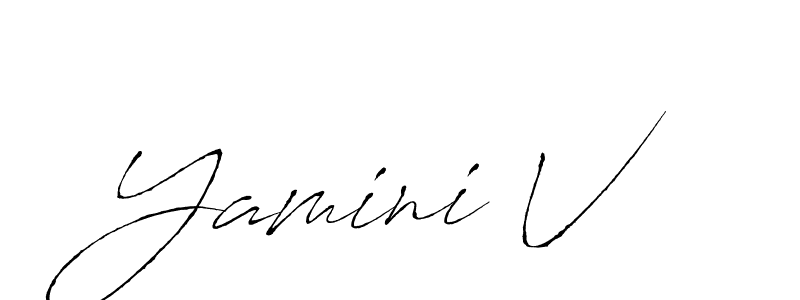 Make a beautiful signature design for name Yamini V. Use this online signature maker to create a handwritten signature for free. Yamini V signature style 6 images and pictures png