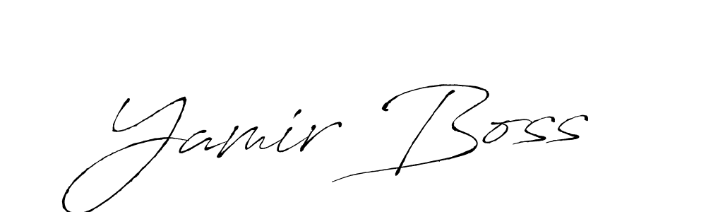 How to make Yamir Boss name signature. Use Antro_Vectra style for creating short signs online. This is the latest handwritten sign. Yamir Boss signature style 6 images and pictures png