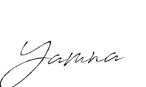 Make a beautiful signature design for name Yamna. With this signature (Antro_Vectra) style, you can create a handwritten signature for free. Yamna signature style 6 images and pictures png