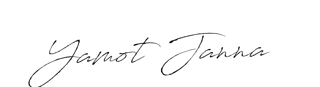 Yamot Janna stylish signature style. Best Handwritten Sign (Antro_Vectra) for my name. Handwritten Signature Collection Ideas for my name Yamot Janna. Yamot Janna signature style 6 images and pictures png
