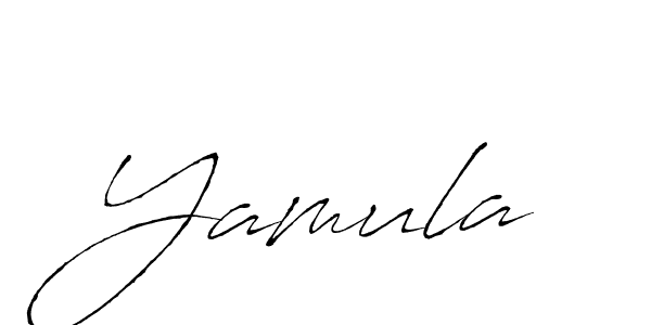 Yamula stylish signature style. Best Handwritten Sign (Antro_Vectra) for my name. Handwritten Signature Collection Ideas for my name Yamula. Yamula signature style 6 images and pictures png