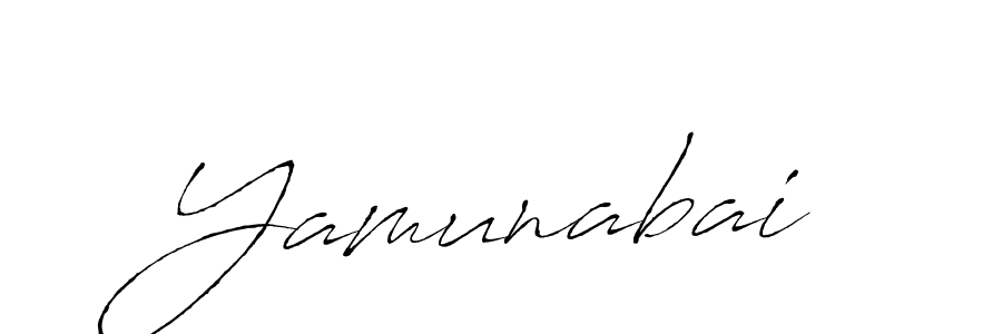 Create a beautiful signature design for name Yamunabai. With this signature (Antro_Vectra) fonts, you can make a handwritten signature for free. Yamunabai signature style 6 images and pictures png