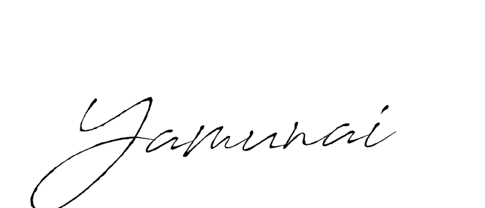 You should practise on your own different ways (Antro_Vectra) to write your name (Yamunai) in signature. don't let someone else do it for you. Yamunai signature style 6 images and pictures png