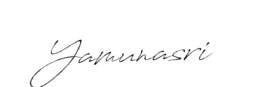 How to make Yamunasri signature? Antro_Vectra is a professional autograph style. Create handwritten signature for Yamunasri name. Yamunasri signature style 6 images and pictures png