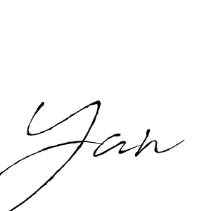 if you are searching for the best signature style for your name Yan. so please give up your signature search. here we have designed multiple signature styles  using Antro_Vectra. Yan signature style 6 images and pictures png