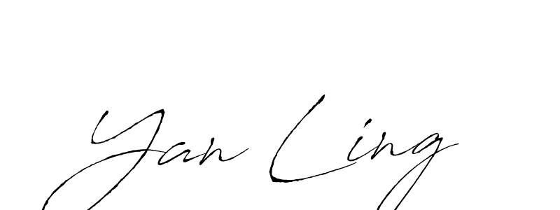 Design your own signature with our free online signature maker. With this signature software, you can create a handwritten (Antro_Vectra) signature for name Yan Ling. Yan Ling signature style 6 images and pictures png