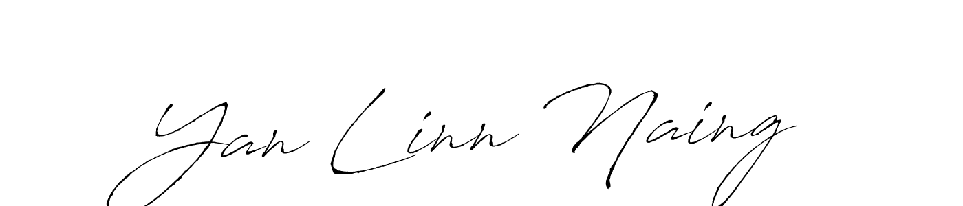 It looks lik you need a new signature style for name Yan Linn Naing. Design unique handwritten (Antro_Vectra) signature with our free signature maker in just a few clicks. Yan Linn Naing signature style 6 images and pictures png