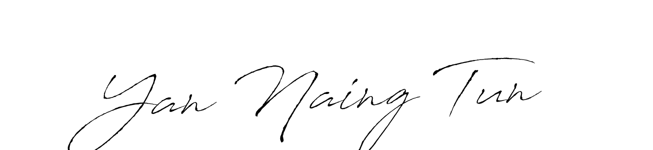 Make a beautiful signature design for name Yan Naing Tun. Use this online signature maker to create a handwritten signature for free. Yan Naing Tun signature style 6 images and pictures png