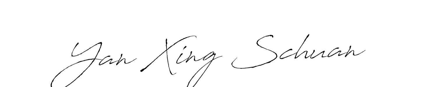 if you are searching for the best signature style for your name Yan Xing Schuan. so please give up your signature search. here we have designed multiple signature styles  using Antro_Vectra. Yan Xing Schuan signature style 6 images and pictures png