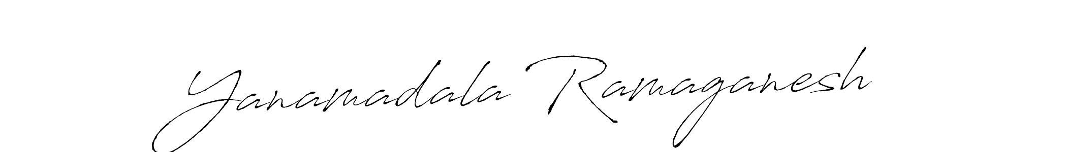 Use a signature maker to create a handwritten signature online. With this signature software, you can design (Antro_Vectra) your own signature for name Yanamadala Ramaganesh. Yanamadala Ramaganesh signature style 6 images and pictures png