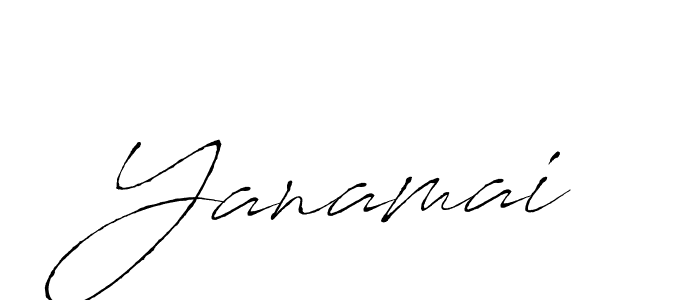 You should practise on your own different ways (Antro_Vectra) to write your name (Yanamai) in signature. don't let someone else do it for you. Yanamai signature style 6 images and pictures png