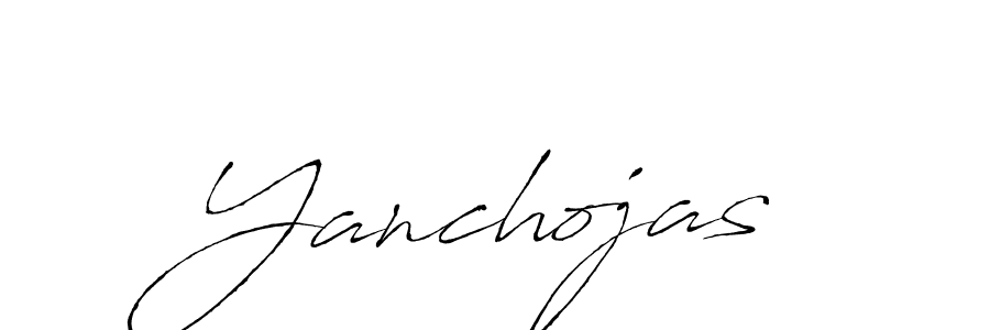 How to make Yanchojas signature? Antro_Vectra is a professional autograph style. Create handwritten signature for Yanchojas name. Yanchojas signature style 6 images and pictures png