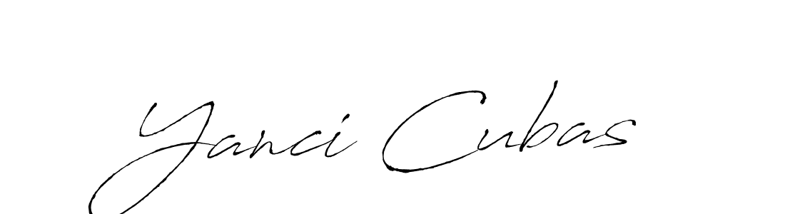 Use a signature maker to create a handwritten signature online. With this signature software, you can design (Antro_Vectra) your own signature for name Yanci Cubas. Yanci Cubas signature style 6 images and pictures png