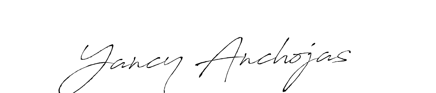 Also You can easily find your signature by using the search form. We will create Yancy Anchojas name handwritten signature images for you free of cost using Antro_Vectra sign style. Yancy Anchojas signature style 6 images and pictures png