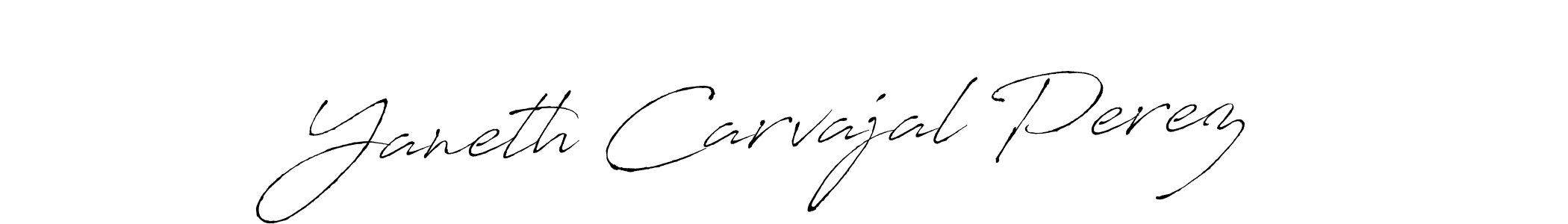 Design your own signature with our free online signature maker. With this signature software, you can create a handwritten (Antro_Vectra) signature for name Yaneth Carvajal Perez. Yaneth Carvajal Perez signature style 6 images and pictures png