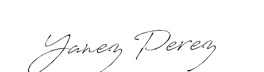 Design your own signature with our free online signature maker. With this signature software, you can create a handwritten (Antro_Vectra) signature for name Yanez Perez. Yanez Perez signature style 6 images and pictures png