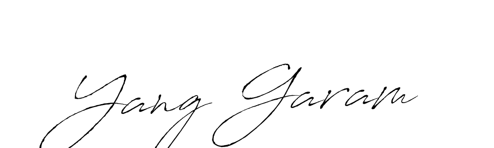 How to make Yang Garam signature? Antro_Vectra is a professional autograph style. Create handwritten signature for Yang Garam name. Yang Garam signature style 6 images and pictures png