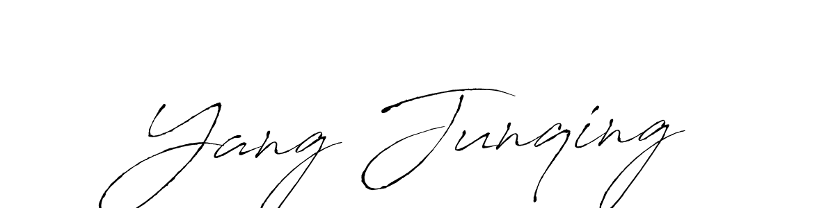Also we have Yang Junqing name is the best signature style. Create professional handwritten signature collection using Antro_Vectra autograph style. Yang Junqing signature style 6 images and pictures png