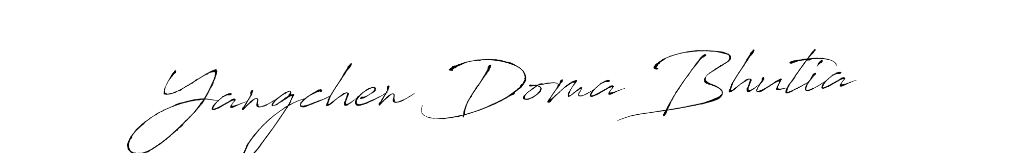 Make a short Yangchen Doma Bhutia signature style. Manage your documents anywhere anytime using Antro_Vectra. Create and add eSignatures, submit forms, share and send files easily. Yangchen Doma Bhutia signature style 6 images and pictures png