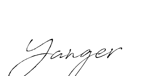 The best way (Antro_Vectra) to make a short signature is to pick only two or three words in your name. The name Yanger include a total of six letters. For converting this name. Yanger signature style 6 images and pictures png