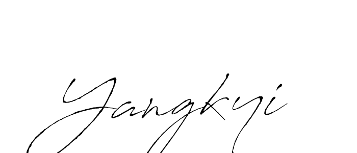 Yangkyi stylish signature style. Best Handwritten Sign (Antro_Vectra) for my name. Handwritten Signature Collection Ideas for my name Yangkyi. Yangkyi signature style 6 images and pictures png