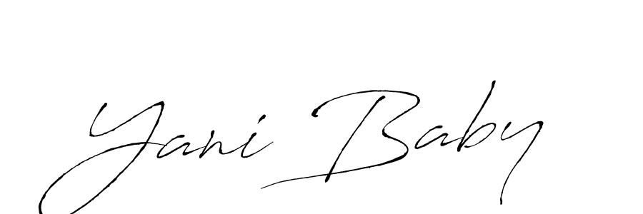 How to Draw Yani Baby signature style? Antro_Vectra is a latest design signature styles for name Yani Baby. Yani Baby signature style 6 images and pictures png