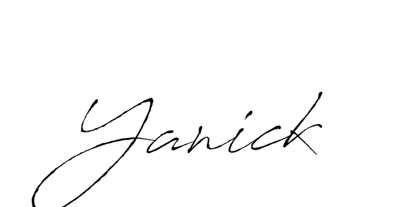 Antro_Vectra is a professional signature style that is perfect for those who want to add a touch of class to their signature. It is also a great choice for those who want to make their signature more unique. Get Yanick name to fancy signature for free. Yanick signature style 6 images and pictures png