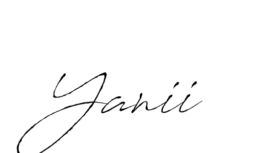 Also we have Yanii name is the best signature style. Create professional handwritten signature collection using Antro_Vectra autograph style. Yanii signature style 6 images and pictures png