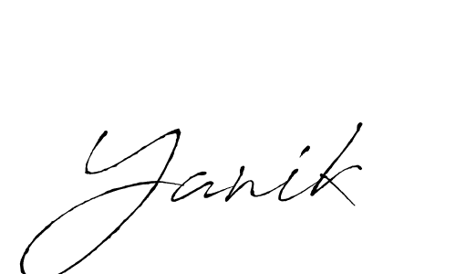 Also You can easily find your signature by using the search form. We will create Yanik name handwritten signature images for you free of cost using Antro_Vectra sign style. Yanik signature style 6 images and pictures png