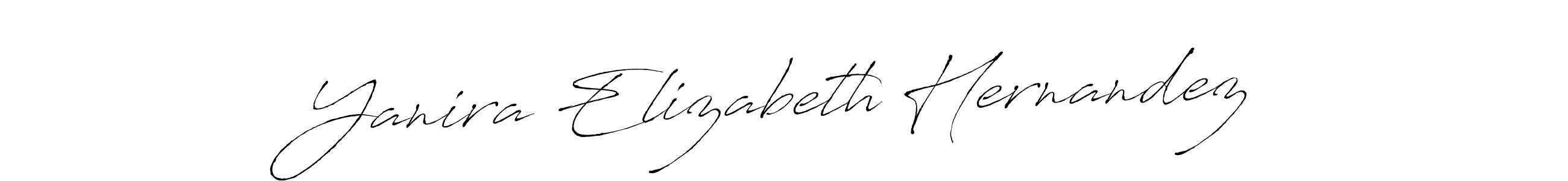 Yanira Elizabeth Hernandez stylish signature style. Best Handwritten Sign (Antro_Vectra) for my name. Handwritten Signature Collection Ideas for my name Yanira Elizabeth Hernandez. Yanira Elizabeth Hernandez signature style 6 images and pictures png