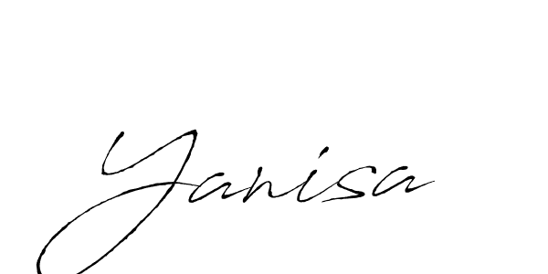 Create a beautiful signature design for name Yanisa. With this signature (Antro_Vectra) fonts, you can make a handwritten signature for free. Yanisa signature style 6 images and pictures png