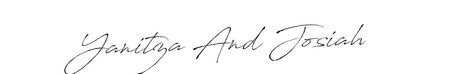 Also we have Yanitza And Josiah name is the best signature style. Create professional handwritten signature collection using Antro_Vectra autograph style. Yanitza And Josiah signature style 6 images and pictures png