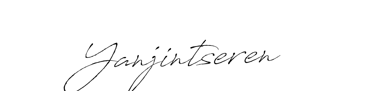 How to make Yanjintseren signature? Antro_Vectra is a professional autograph style. Create handwritten signature for Yanjintseren name. Yanjintseren signature style 6 images and pictures png
