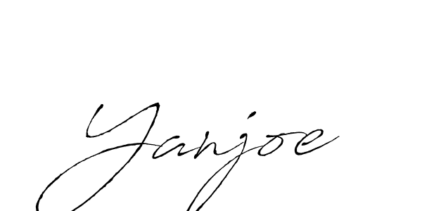 Create a beautiful signature design for name Yanjoe. With this signature (Antro_Vectra) fonts, you can make a handwritten signature for free. Yanjoe signature style 6 images and pictures png