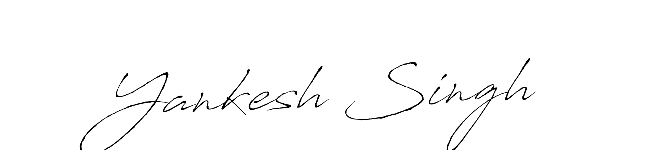 The best way (Antro_Vectra) to make a short signature is to pick only two or three words in your name. The name Yankesh Singh include a total of six letters. For converting this name. Yankesh Singh signature style 6 images and pictures png