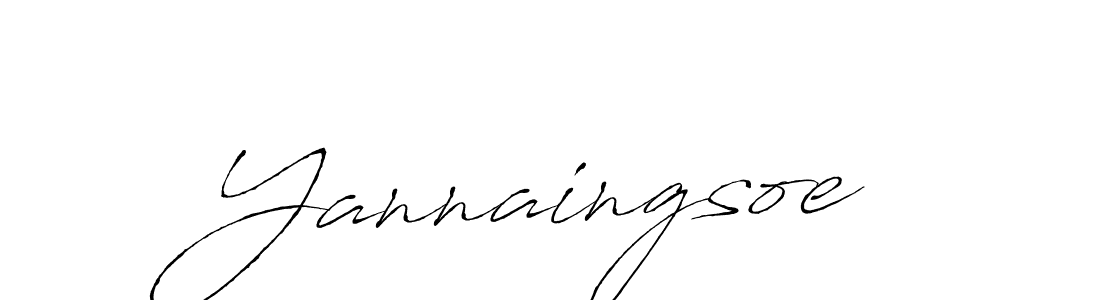 Create a beautiful signature design for name Yannaingsoe. With this signature (Antro_Vectra) fonts, you can make a handwritten signature for free. Yannaingsoe signature style 6 images and pictures png