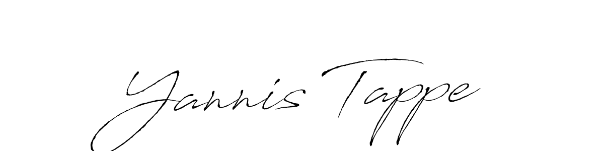 Antro_Vectra is a professional signature style that is perfect for those who want to add a touch of class to their signature. It is also a great choice for those who want to make their signature more unique. Get Yannis Tappe name to fancy signature for free. Yannis Tappe signature style 6 images and pictures png