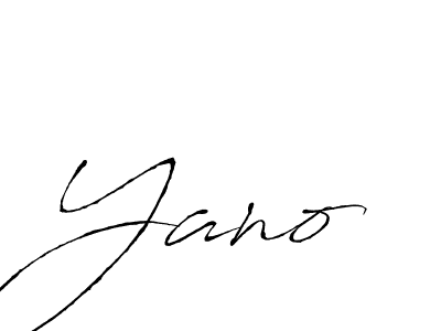 How to make Yano signature? Antro_Vectra is a professional autograph style. Create handwritten signature for Yano name. Yano signature style 6 images and pictures png