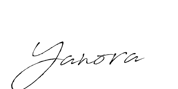 Make a beautiful signature design for name Yanora. With this signature (Antro_Vectra) style, you can create a handwritten signature for free. Yanora signature style 6 images and pictures png