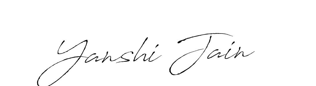 Make a beautiful signature design for name Yanshi Jain. Use this online signature maker to create a handwritten signature for free. Yanshi Jain signature style 6 images and pictures png