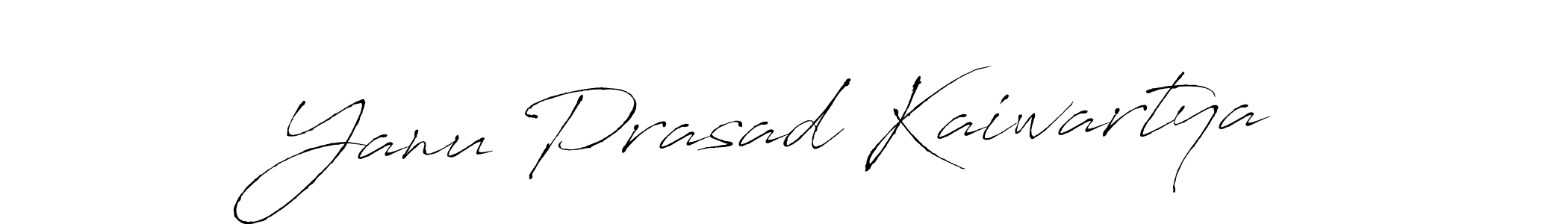 Design your own signature with our free online signature maker. With this signature software, you can create a handwritten (Antro_Vectra) signature for name Yanu Prasad Kaiwartya. Yanu Prasad Kaiwartya signature style 6 images and pictures png