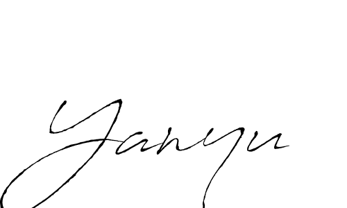 How to make Yanyu name signature. Use Antro_Vectra style for creating short signs online. This is the latest handwritten sign. Yanyu signature style 6 images and pictures png