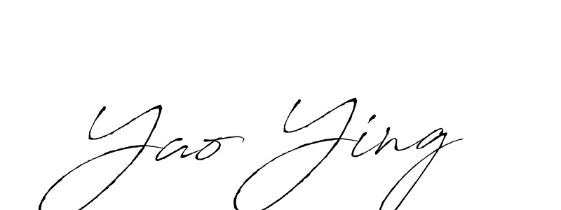 Design your own signature with our free online signature maker. With this signature software, you can create a handwritten (Antro_Vectra) signature for name Yao Ying. Yao Ying signature style 6 images and pictures png