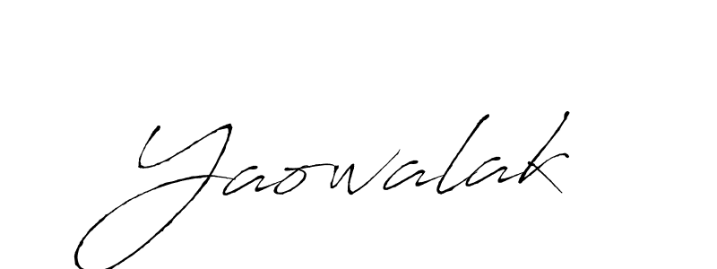 It looks lik you need a new signature style for name Yaowalak. Design unique handwritten (Antro_Vectra) signature with our free signature maker in just a few clicks. Yaowalak signature style 6 images and pictures png
